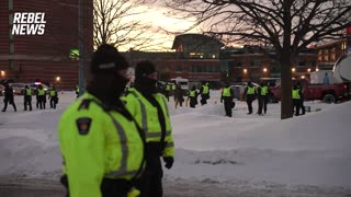 Police clear convoy truckers from sites away from Ottawa's downtown