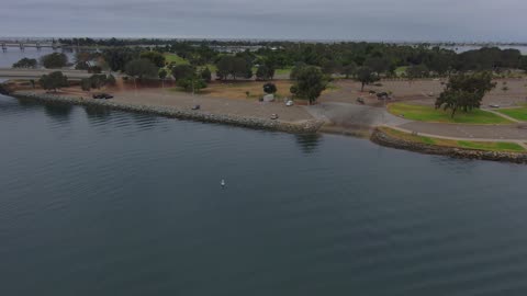 Raw 4K Skydio 2+ Drone Footage Mission Bay, Sea World Marina, Vacation Island Boat Ramp!