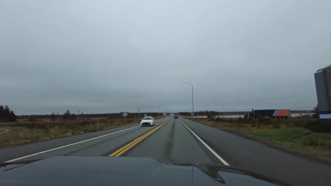 Driving across Confederation Bridge PEI to NB Canada 10 17 2022