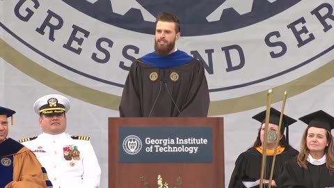 "Get Married And Start A Family" -- Super Bowl Champ Gives AMAZING Commencement Speech