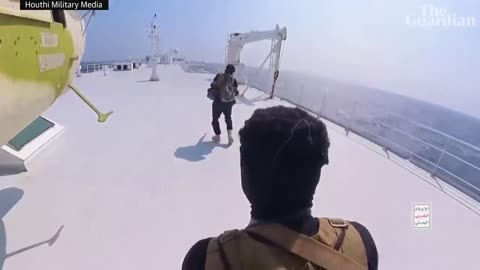 Yemen's Houthis release video of hijacked cargo ship