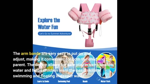 Customer Feedback: MoKo Kids Swim Arm Band, Children Swim Vest Cute Cartoon Swimming Wings Pool...