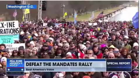 Dr. Robert Malone: SPEAKS AT DEFEAT THE MANDATE RALLY 2022