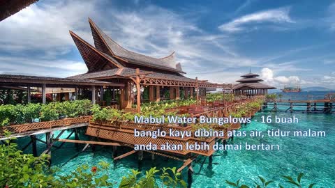 Pulau dan resort indah di Malaysia ala ala di Maldives