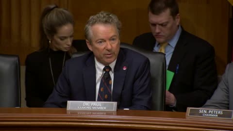 Dr. Rand Paul HSGAC Markup Opening Remarks - March 15, 2023