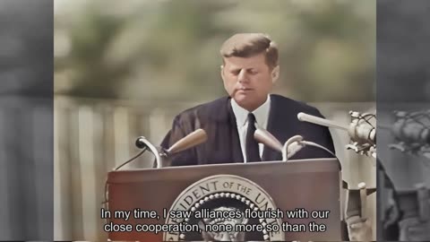 JFK responds to RFK Jr. in 2023. "The Hockey Fight" speech. Comedy impression