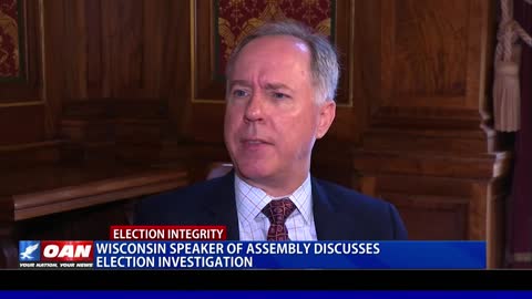 Wis. speaker of assembly discusses election investigation