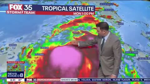 Tropical Storm Idalia headed to warmer water