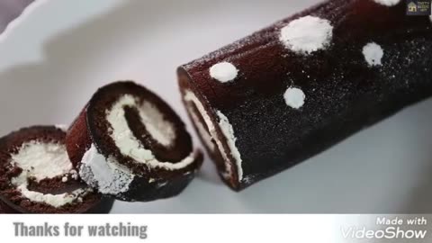 cake recipe Swiss Roll CAKE Easy cooking