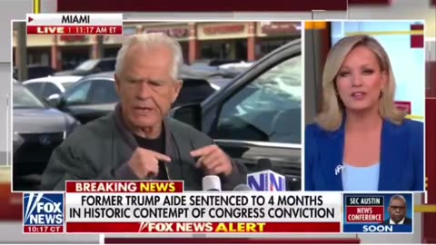 Peter Navarro Speaks before Becoming a Dem Hostage over Defying Criminal Sham Jan6 Committee