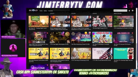 Jim Terry TV - Live Call In!!! (Chapter 70) "JT & X Strike Back on Evil Bob Facebook"