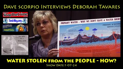 Deborah Tavares: Water Stolen from the People - How? Interview by Dave Scorpio 1-12-2024