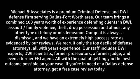 Criminal Defense Attorney Dallas TX