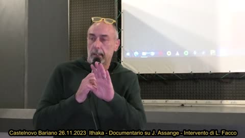 Castelnovo Bariano 26.11.2023 Ithaka - Il caso Julian Assange - LiberaMenti