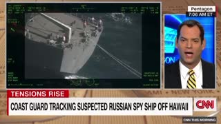 Russian spy ship off the coast of Hawaii