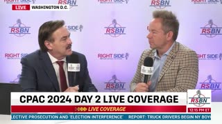 RSBN Interviews Mike Lindell at CPAC 2024 - 2/23/24 (Part 1)