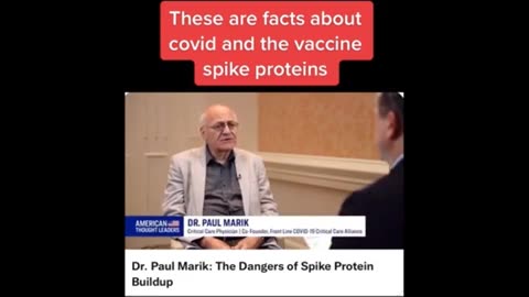 Dr Paul Marik on spike proteins..