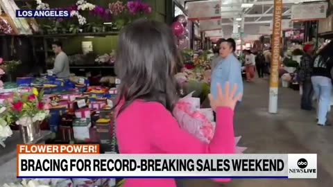 California flower mall braces for record-breaking sales ahead of Mother's Day ABC News