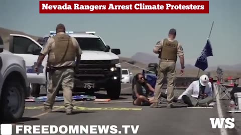 Nevada Rangers Arrest Climate Protesters