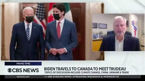 President Biden travels to Canada to meet Prime Minister Justin Trudeau