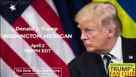 Donald J. Trump Rally in Washington Township, Michigan. April 2, 2022.
