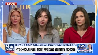New York school refuses to let maskless students indoors