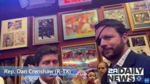 Texas Congressman Dan Crenshaw Called Out in Restaurant for Red Flag Vote in NDAA Bill
