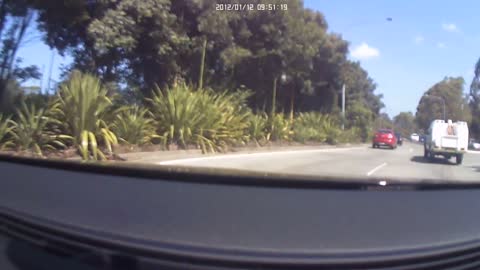 WTH?! Jerk In a Jeep Forces Bike to Crash