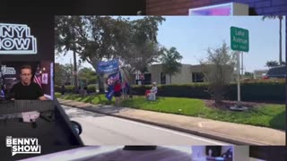 This Is What Donald Trump Saw Out His Motorcade Window Leaving Florida Seconds Ago | WOW!