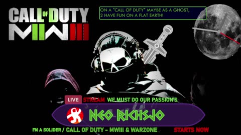 Solider on a "CALL OF DUTY" and maybe as "GHOST" in the game realm. Let's go wake up sheepels, …