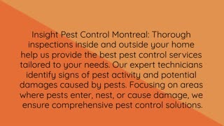 Pest Control Montreal
