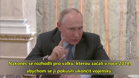 Vladimir Putin na setkání s blogery naznačil, že Ruská armáda se na hranicích Novoruska nezastaví! 13.6.2023