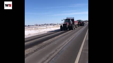 WATCH: More blockades forming across Alberta.