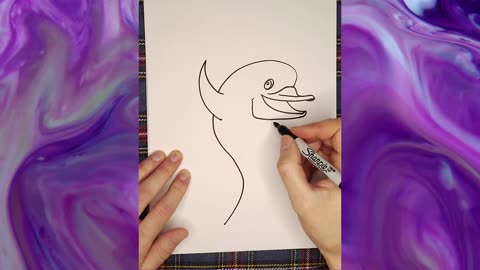 How to Draw a DOLPHIN Drawing for Beginners Tutorial Easy Step by Step