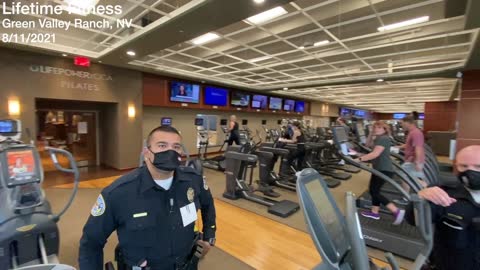 Lifetime Fitness calls the cops on me for filming employees tell me to wear a mask!?