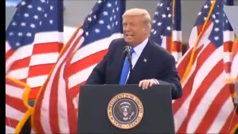Donald Trump praising Jesus Christ