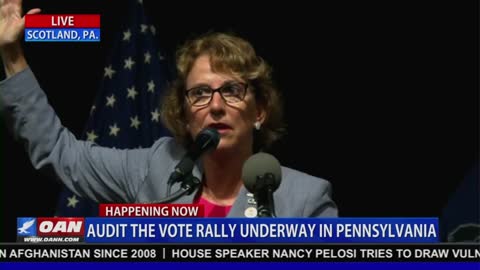 Wendy Rogers Speaks At Audit The Vote Rally In Pennsylvania