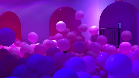 Balloon Room Surrounded by Invisible Glass