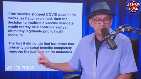 CDC knew from beginning that the vaccines didn’t prevent transmission - JIMMY DORE
