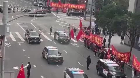 American Flags Conspicuously Missing in San Fransicko as Commiefornia President Xi Jinping Arrives