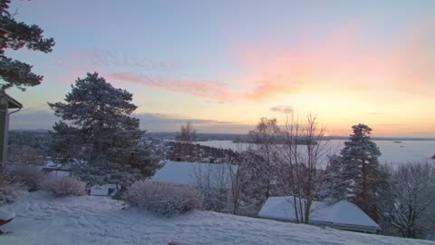 Winter in Pispala, Tampere, Finland (15.01.2014)