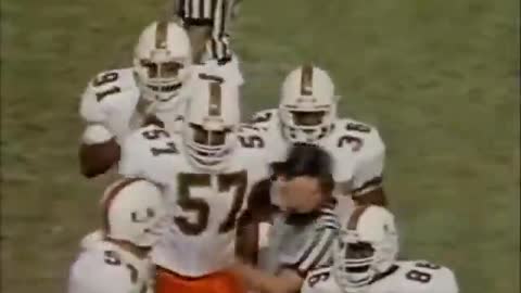 1987 - #3 Miami Hurricanes at East Carolina Pirates