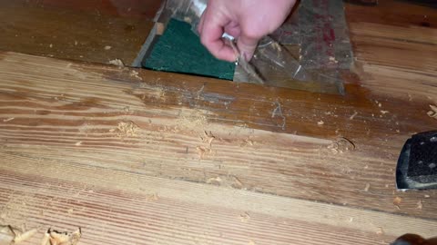 Scraping Wood Floors By Hand