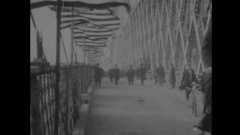 Opening Of The New Williamsburg Bridge (1904 Original Black & White Film)
