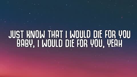 The Weeknd - Die for you (Lyrics)
