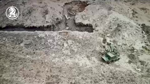 🤖 Ammunition delivery by ground drone to the positions of the 47th OMBr. Avdiivka
