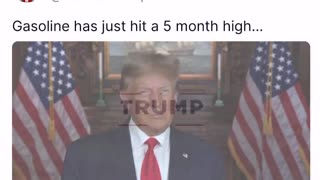 Trump On Gas Hitting A 5-Month High