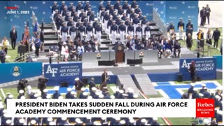 BREAKING NEWS: Biden Takes Sudden Fall During Air Force Academy Commencement Ceremony