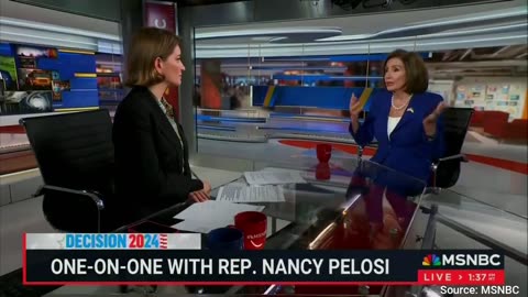 WATCH: Pelosi Snaps, Bizarrely Accuses MSNBC Host Of Being “Apologist For Trump”