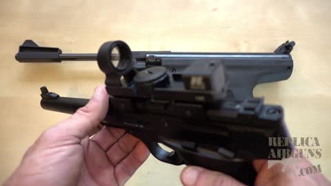 Baikal MP-53M Break Barrel .177 Pellet Air Pistol Table Top Review